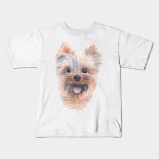 Yorkshire Terrier Puppy Kids T-Shirt